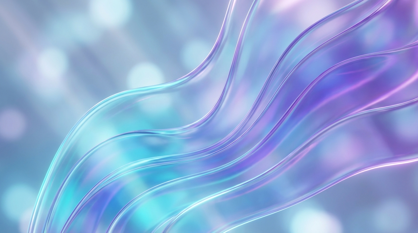 Liquid glass effect with translucent gradient layers